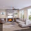 Hart Crossing Lindon Model Interior Living Room