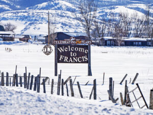 Welcome to Francis, Utah